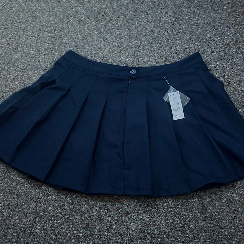 Brand New Navy Mini Skirt